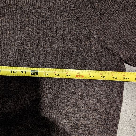 Mock Neck Extra Fine Italian Merino Wool Sweater - Picture 8 of 8